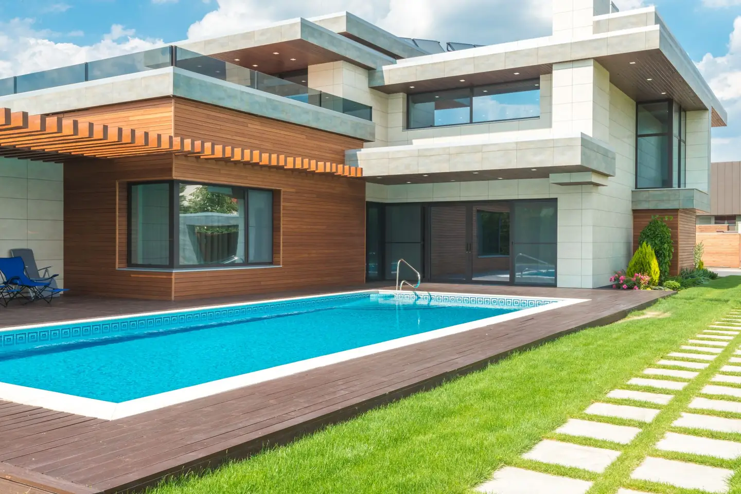 Swimming pool built in March, NSW
